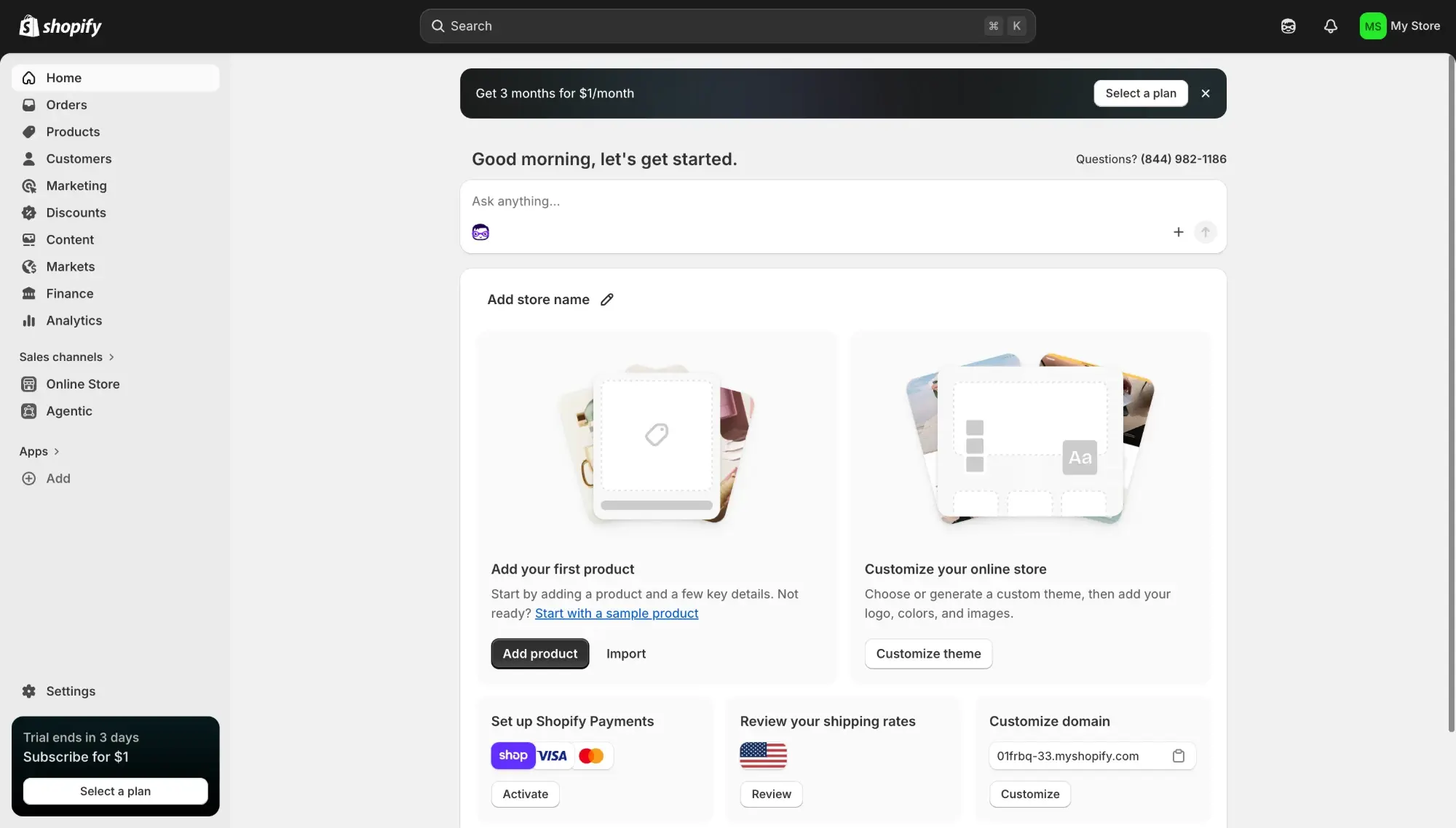 Shopify product